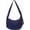 A Dark Blue, variant on JennyShop Slouchy Corduroy Dumpling Bag Purse, Trendy Hobo Bag for Women Men Crescent Shoulder Bag Retro Nylon Canvas Crossbody Bag