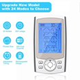 thumbnail image 5 of 2 Channels TENS&Electric Muscle Stimulation Stimulation Device with 24 Modes and 20 Strength Levels Adjustable Pulse Massager Muscle Stimulator, 5 of 5