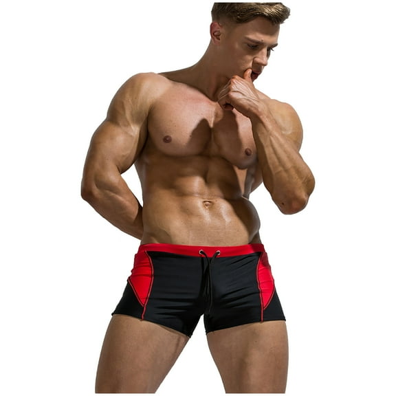 ZVNAΖH Men's Drawsrting Swimsuit Trunks Quick Dry Swimwear Bathing Suit Swim Briefs Board Shorts