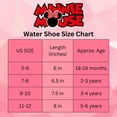 thumbnail image 6 of Disney Minnie Mouse Toddler Dual Sizes Water Shoes, Pink, 5-6, 6 of 6