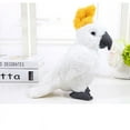 thumbnail image 1 of Simulation Macaw King Kong Parrot Plush Doll Machine Bird Toy Gifts white, 1 of 5