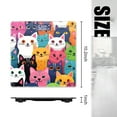thumbnail image 2 of Bathroom Scale, Highly Accurate Digital Body Scale,Precisely Measures Weight up to 400 lbs-Vibrant Pattern Of Cartoon Cats In Various Colors And All Looking Happy And Playful, 2 of 4