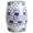 Blue/White, variant on JONATHAN Y Lotus Flower 17.8" Chinoiserie Ceramic Drum Garden Stool, Blue/White