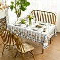 thumbnail image 2 of Easter Tablecloth 60×84 Inch Rectangular, Spring Carrots Bunny Washable Table Cover for Party Picnic Dinner Decor, 2 of 6