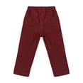 thumbnail image 3 of iiniim Toddler Baby Boys Casual Cargo Pants with Side Pocket Elastic Waistband Trousers, 3 of 7