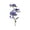 #0268-Purple, variant on Cheapark Spring Greenery Artificial Foliage Stem 34.6 Inch Single Faux Plant for Courtyard Living Room Garden All Season Household Decoration