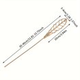 thumbnail image 5 of 5pcs Leaf Shaped Diffuser Sticks, Braided Leaves Shaped Wood Rattan Reed Essential Oil Aroma Diffuser Sticks Aromatherapy Sticks, For Home Room Decoration, 5 of 5