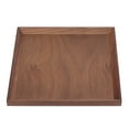 thumbnail image 1 of Black Walnut Tray,  Gift For Friends Tea Tray Comfortable To Hold  For Home Medium Square, 1 of 8