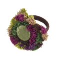 thumbnail image 1 of SARO NR623.M Fleur Design Serviette Anneau Multicolore - Lot de 4, 1 of 1