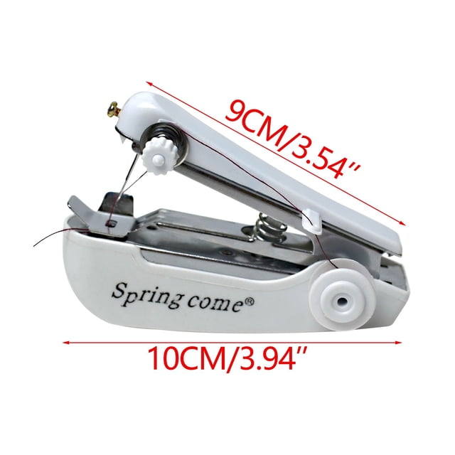 Máquina de coser portátil, minimáquina de coser, minimáquina de coser portátil para principiantes, minimáquina de coser portátil con alimentación automática, máquina de coser manual para bricolaje.