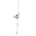 thumbnail image 4 of Regadera, carillón de viento de hierro/campana de viento, carillón de viento de Metal Vintage, adorno colgante para balcón/hogar/porche/decoración al Blanco shamjiam Campanilla de viento, 4 of 8