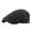 black, variant on Cross-Border Hat Men's Beret British Retro Washed Denim Plaid Forward Cap Women's Painter Hat Forward Cap