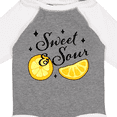thumbnail image 4 of Inktastic Sweet & Sour with Sparkles Boys or Girls Long Sleeve Baby Bodysuit, 4 of 5