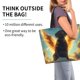 thumbnail image 2 of Fotbe Golden Cloud Winged Dog Bolsa Tote Estética de Lona con Estampado para Mujer - Bolsa Reutilizable de Hombro Casual para Vacaciones, Compras, Trabajo y Gimnasio, 2 of 8