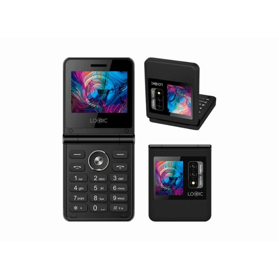 Logic Z1L Flip Phone , 4G , Dual Sim , Unlocked , New , Sealed