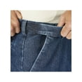 thumbnail image 4 of Haggar Men's Stretch Denim Flat Front Trouser Classic Fit HC00275, 4 of 10