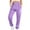 Purple, variant on Zuesphe Khakis Pants for Women Long Capri Pants for Women Plus Size Pull on Black Flowy Pants for Women Dressy High Waist Cargo Pants Women Tall My Orders