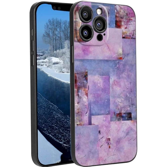 Compatible with iPhone 13 Pro Max Phone Case, Photo-Collage-Cute-Abstract-Art-6 Case Silicone Protective for Teen Girl Boy Case for iPhone 13 Pro Max