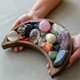 thumbnail image 3 of Wooden Storage Tray for Essential Oil Bottle Moon Shape Assorted, 3 of 4