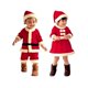 thumbnail image 4 of Conjunto de ropa roja de Papá Noel para niños y bebés, vestido rojo de fiesta, disfraz navideño, conjunto de Papá Noel, 4 of 5