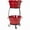 Red, variant on Enameled Galvanized Steel Double Beverage Tub with Iron Stand, Glazed Caramel