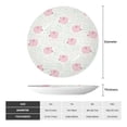 thumbnail image 2 of Sikiie Cute Pigs Bone China Decorative Plate Personality Ceramic Dinner Plate Crafts Decorative Ceramic Decorative Plate -8in, 2 of 6