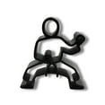 thumbnail image 3 of Kata Stance Karate Sculpture, Minimalist Line Art Martial Arts Décor, 3 of 7