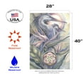 thumbnail image 2 of Toland Home Garden Sunrise Herons Bird Flag Double Sided 28x40 Inch, 2 of 5