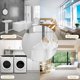 thumbnail image 4 of 4.2m Retractable Indoor Dryer with Adjustable Cord for Outdoors, Balcony, Kitchen, Bathroom (White), 4 of 5