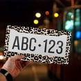 thumbnail image 4 of 1 Pcs Leopard print License Plate Frame,License Plate Cover for Car Decorative Parts,Aluminum License Plate Bracket Holder Rust-Proof for US Standard Car, 4 of 8