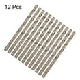 thumbnail image 3 of Uxcell 12pcs Cobalt Drill Bit #25 0.1495" HSS-CO Baked Yellow Twist Drill Bit Set, 3 of 7