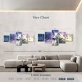 thumbnail image 3 of Elephant Stock White Wolf Wall Art - Horizontal Multi Panel Canvas - Living Room Wall Decor - Animal Multi Panel - Blue And Gray Decor - 80" x 36", 3 of 4