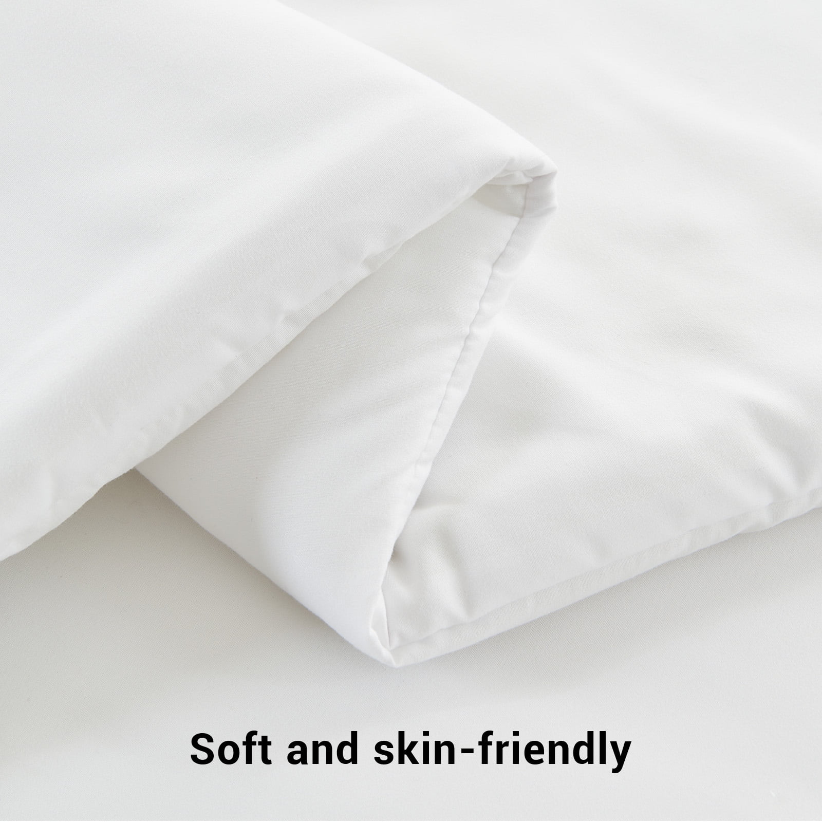 Hitime 2-Piece Twin Comforter Set - Down Alternative Comforter & Pillow Cases | Ultra-Soft, Hypoallergenic, Easy Care Machine Washable Bedding