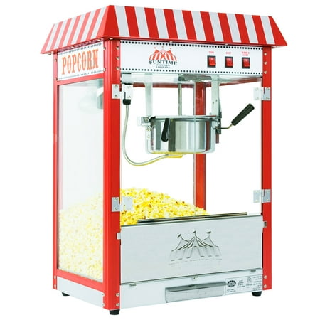 Funtime FT8000CP 8 OZ Commercial Carnival Bar Style Popcorn Popper