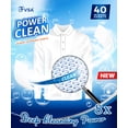 thumbnail image 2 of Laundry Detergent Sheets, 40 Sheets Clear Plastic-Free Hypoallergenic Liquid Less Sheets for Home Dorm Travel Camping & Hand Washing, 2 of 8