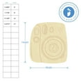 thumbnail image 2 of Polaroid Camera Wood Cutout 10-inch, 1/8 inch Thick, Pack of 3 Mother's Day/Valentines Crafts for Gifts & Girls' Décor, by Woodpeckers, 2 of 4
