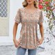 thumbnail image 3 of Fiudx Ofertas y Liquidaciones Camisetas Sin Mangas para Mujer, Camisetas de Verano, Cuello Redondo, Sin Mangas, Informales, Sueltas, 3 of 5