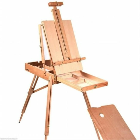 CB16662 Portable French Style Art Easel & Sketch Box