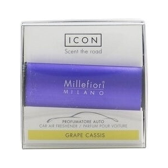 Millefiori Icon Classic Car Air Freshener - Grape Cassis 1pc 