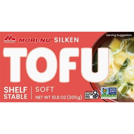 Mori-Nu Silken Tofu Soft, Gluten-Free, Dairy-Free, Vegan, Made with Non-GMO soybeans, KSA Kosher Parve, 10.8 oz X 12 Packs