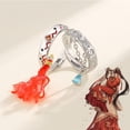 thumbnail image 2 of Anillo De Cultivo Demonic Anime Grandmaster of Wei Wuxian Lan Wangji Cosplay Pareja Anillos Mo Dao Zu Shi Joyería MDZS Accesorios, 2 of 4