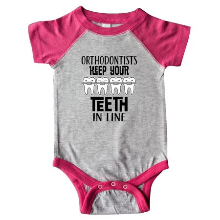 

Inktastic Funny Orthodontist Dental Quote Gift Baby Boy or Baby Girl Bodysuit