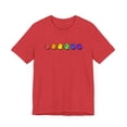 thumbnail image 2 of Rainbow Ghost Tee, Halloween Shirt, Unisex Graphic T-Shirt, Spooky Apparel, 2 of 6