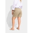 thumbnail image 5 of CASSIE LIZ Plus Size Shorts 2X Womens Khaki Bermuda Cargo Shorts Ladies Casual Summer Loose Fit Athletic Shorts with Pockets 2XL 18W 20W, 5 of 7