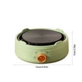 thumbnail image 3 of Blueek Electric Stove 500W 110V, Mini Electric Teapot Heater Stove Glass Tea Maker Hot Plates Burner Countertop Stove for Ceramic Glass Kettle, 3 of 6