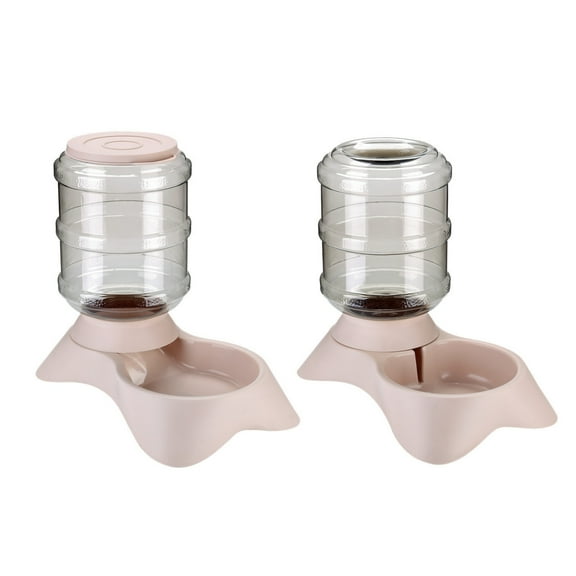 2-Piece Pet Water Dispenser And Feeder Set For Happy Pets