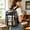 Black-Free Size/BK, variant on Clear Jelly Transparent Backpack Large Capacity PVC Daypack Waterproof Travel Bag for Men Women 12.2x16.9 Inch