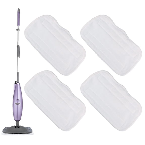 TSV Replacement Mop Pads Compatible with Shark Steam Mop XT3010 S3111 S1001 SP100K S3250 S3251 S3202 SE200 SP100Q, 4 Pack Spring Cleaning Mop Pads