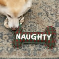 thumbnail image 2 of Pavilion - Naughty Or Nice - 11" Dog Bone Puppy Dog Toy With Rope Handle K-9 Furry Companion Christmas Holiday Gift Present, 2 of 7