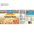 (12 Pack) Kuner's Canned Garbanzo Beans, No Salt Added, Chickpeas, 15.5 Ounce Can, New